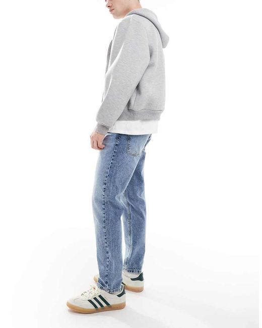 ASOS Blue Tapered Jeans for men