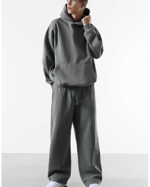 Pantalon Pull&Bear pour homme en coloris Gray