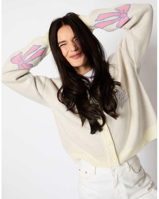 Skinnydip London Pink London Once Upon A Time Knitted Cardigan