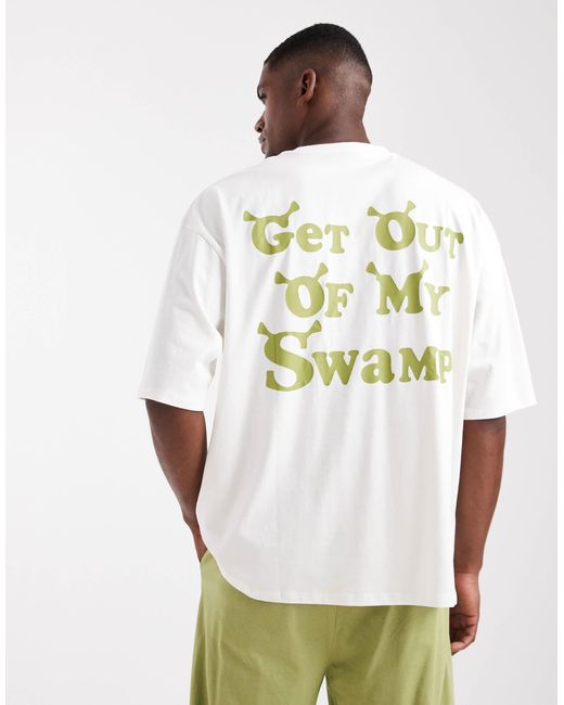ASOS White Shrek Pyjama Set for men