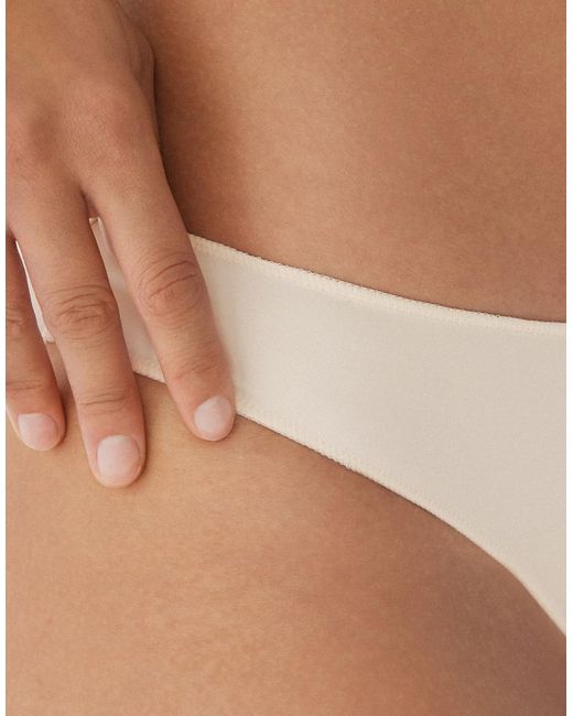Tezenis White Microfibre Brazilian Briefs