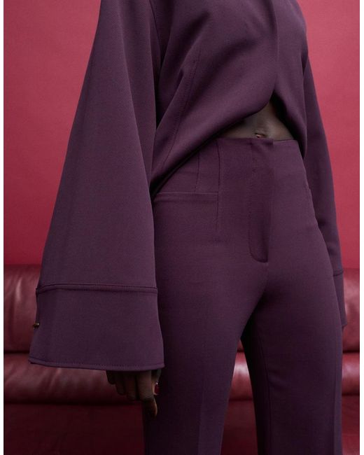 & Other Stories Red Co-ord Fla Tailo Trousers