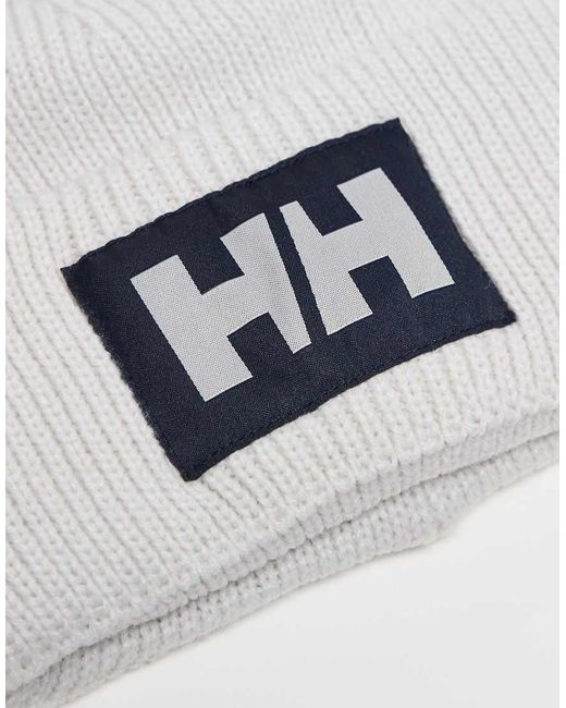 Helly Hansen White Hh Box Beanie