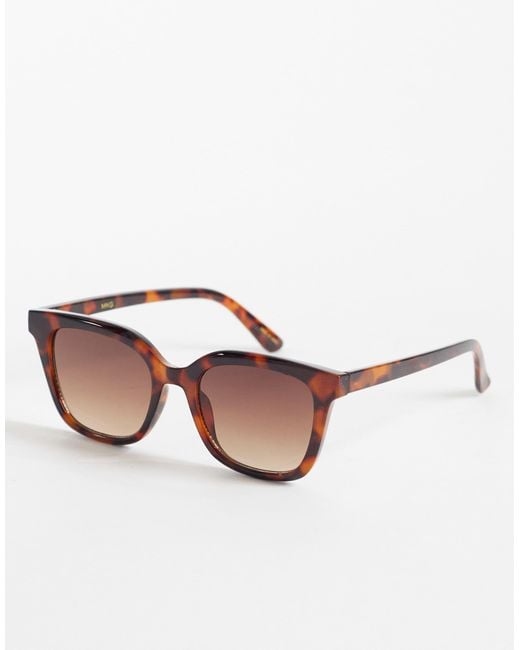 Mango Brown Oversized Sunglasses