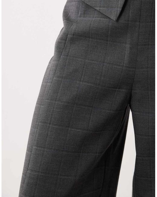 ASOS Gray Tailored Overlay Co-Ord Trouser