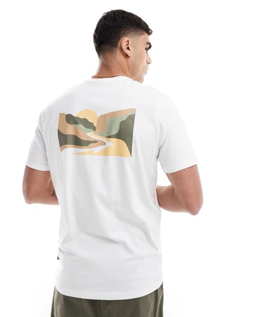 Columbia – explorers canyon – t-shirt in White für Herren