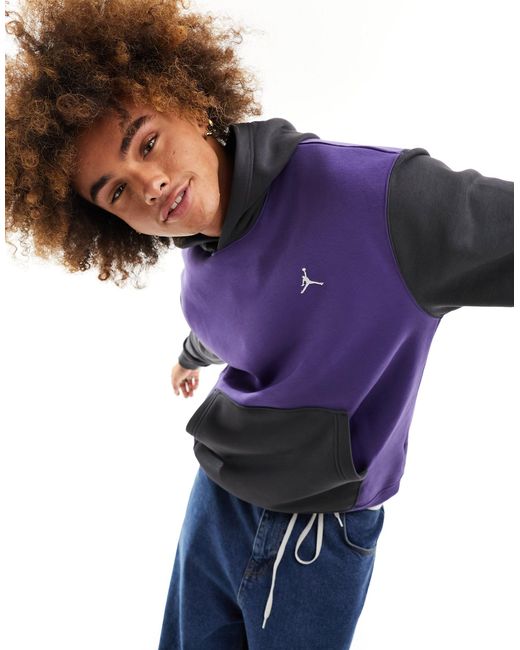Sudadera azul y negra con capucha flight essentials Nike de hombre de color Purple
