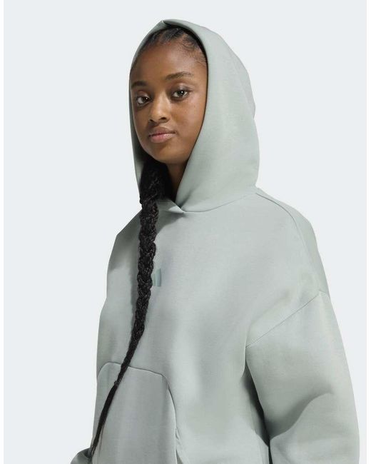 Adidas Originals Gray Future Icons 3-Stripes Hoodie