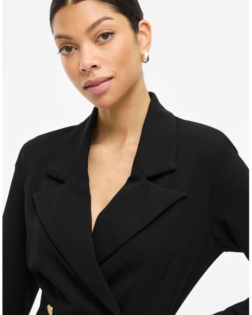 Robe blazer Vila en coloris Black