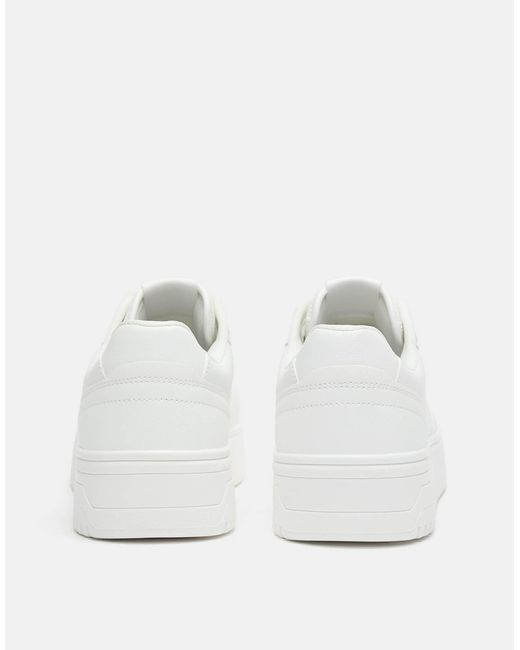 Baskets rétro Pull&Bear en coloris Natural