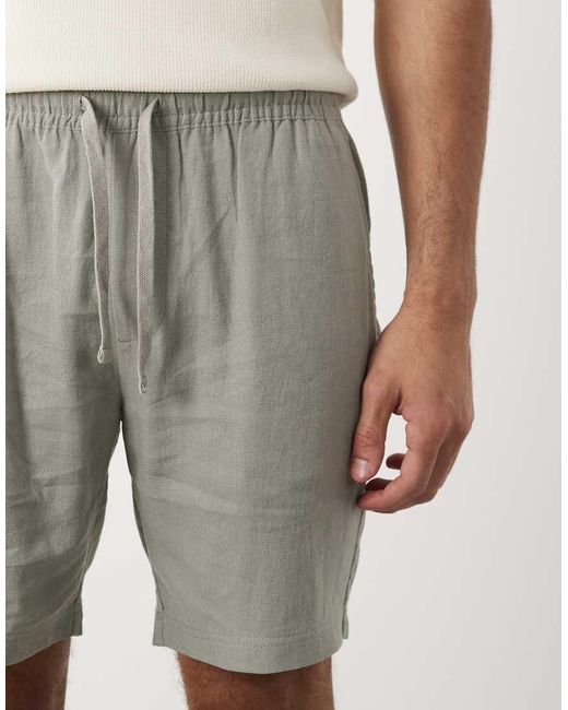 Pantaloncini di Threadbare in Natural da Uomo