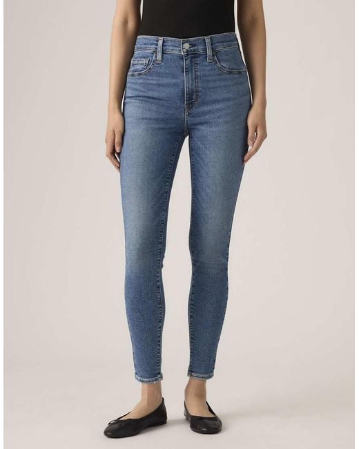 Levi's Blue 720 Hi-Rise Super Skinny Jeans