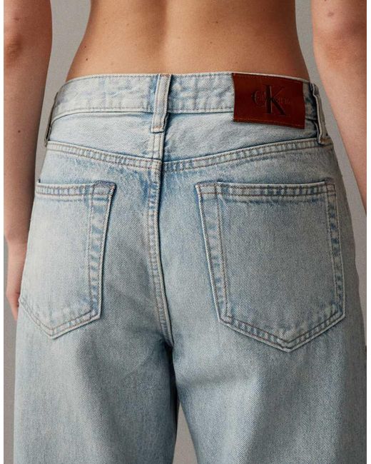 Calvin Klein Blue Signature 90S Straight Jeans