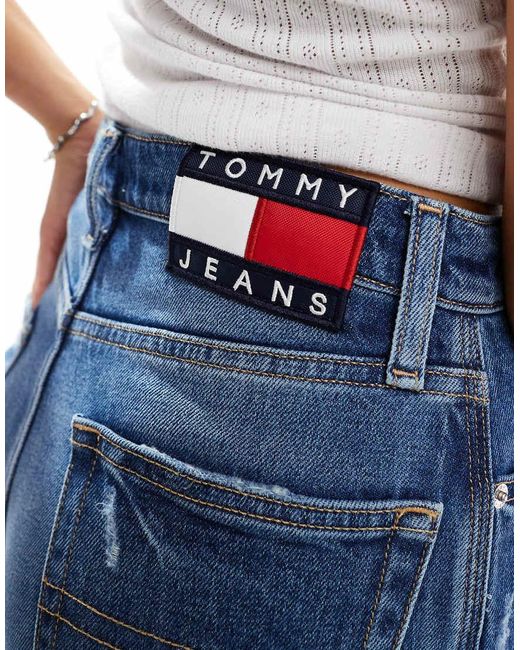 Tommy Hilfiger Blue Claire High Rise Wide Jeans