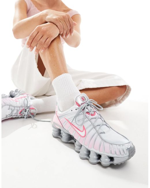 Nike White Shox Tl Unisex Trainers