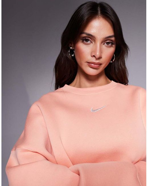 Nike Black Phoenix Fleece Over-Oversized Sweatshirt