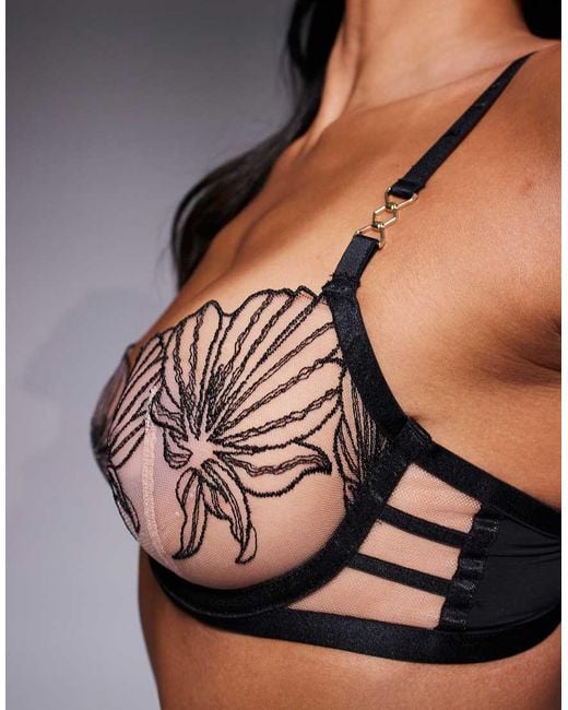 Ann Summers Black Incensing Non Padded Balcony Bra