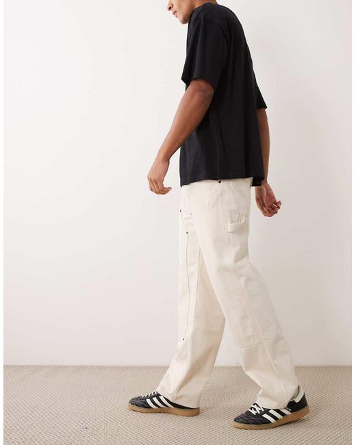 HUGO Black Carpenter Trousers for men
