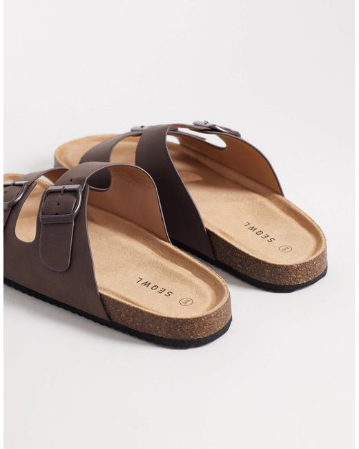 SEQWL – molsen – sandalen in Brown für Herren