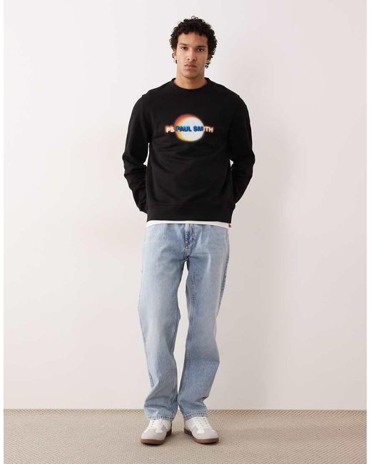 Paul Smith Black Eclipse Graphic Sweatshirt for men