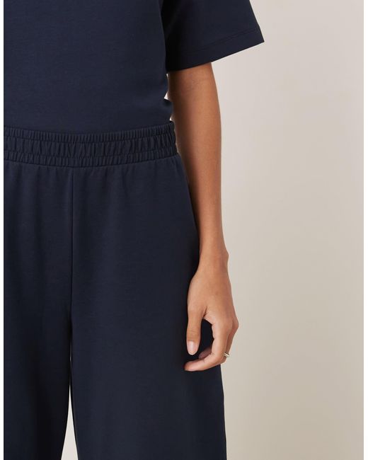 ASOS Blue Interlock Barrel Leg Jogger