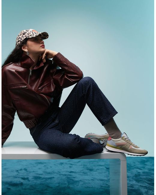Bimba Y Lola Blue Colour Block Sneakers