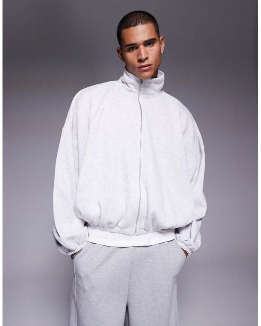ASOS Multicolor Extreme Oversized Boxy Track Jacket for men