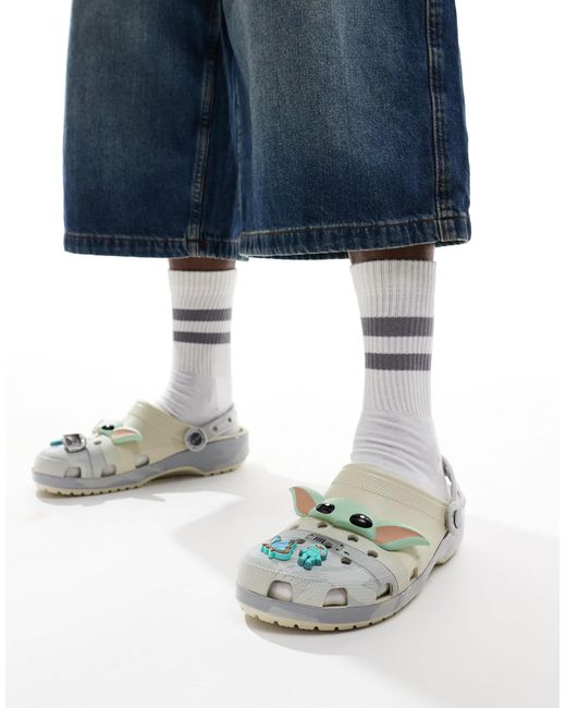 CROCSTM Blue Star Wars Grogu Classic Clogs for men