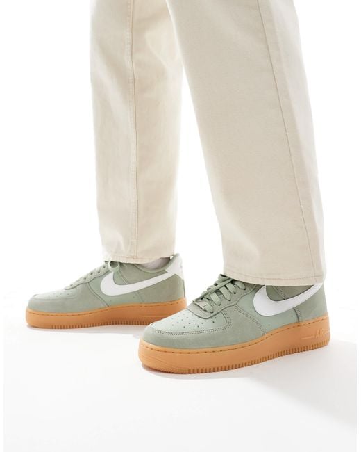 nike sneaker nike air force khaki gum sole
