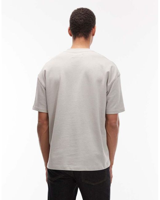 AllSaints Gray Haven Small Logo T-shirt for men
