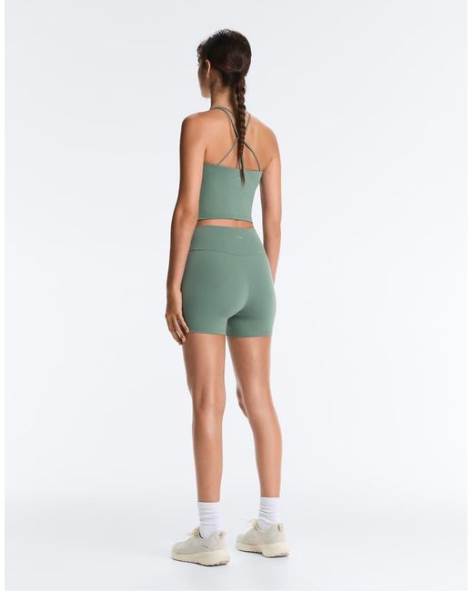 Oysho Green Comfortlux Crossover Strap Tank Top