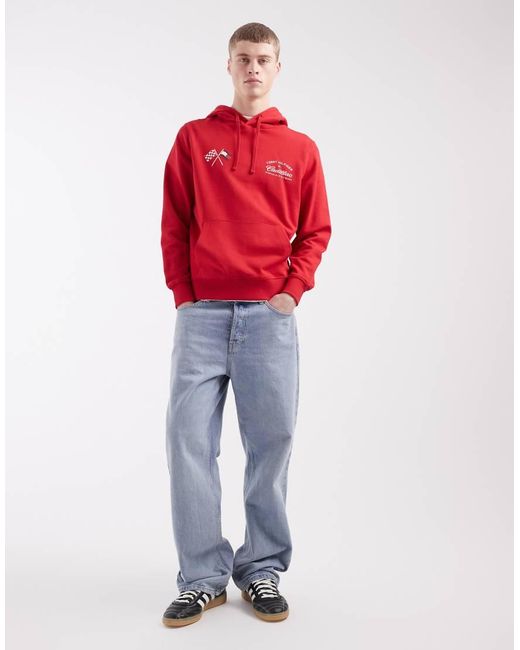 Tommy Hilfiger Red X Cadillac F1 Speedometer Hoodie for men