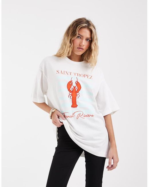 Vero Moda White Oversized T-shirt