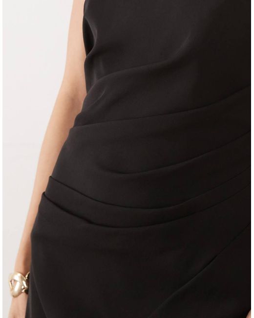 Forever New Natural Structured Boned Corset Bandeau Mini Dress