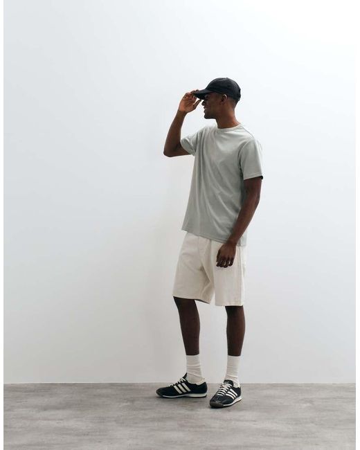 ASOS Gray Breathemax Heavyweight Regular Fit T-Shirt for men