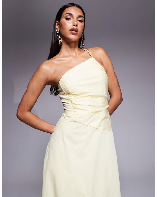 Forever New Yellow – asymmetrisches midaxi-kleid