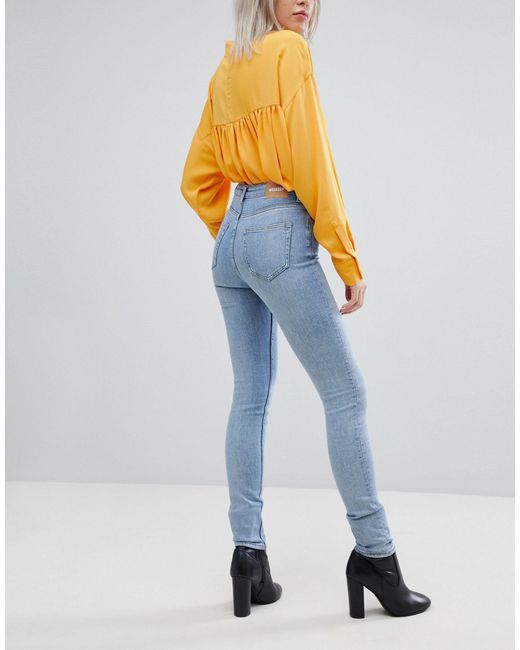 weekday way blue love jeans