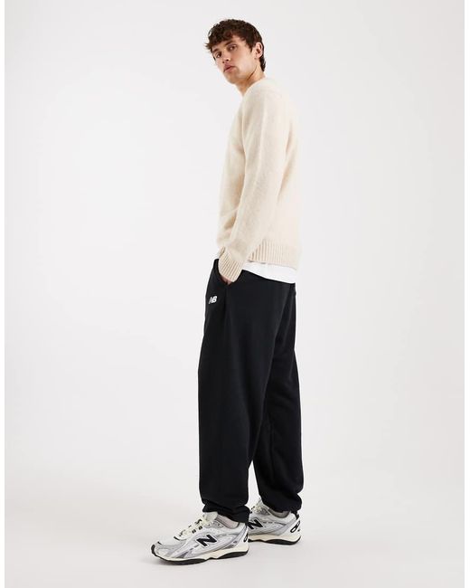 New Balance Black Sport Essentials French Terry Jogger for men