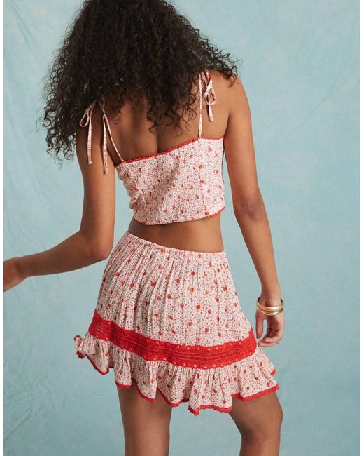 Crochet skirt trim deals
