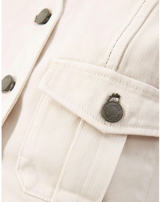 Miss Sixty Brown – cropped jeansweste