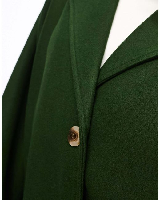 Noisy May Green Oversized Slouchy Blazer Jacket