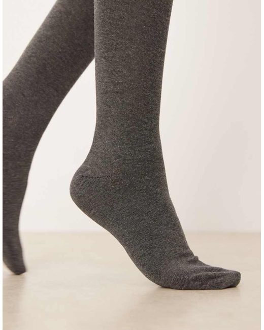 ASOS Natural Over The Knee Socks