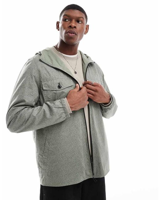 Paul Smith Gray Reversible Hooded Jacket for men