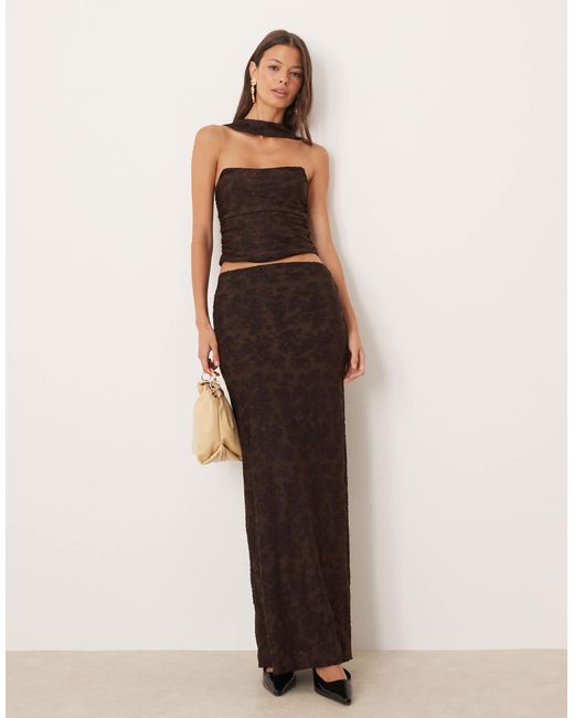 ASOS Black Co-ord Scarf Neck Bandeau