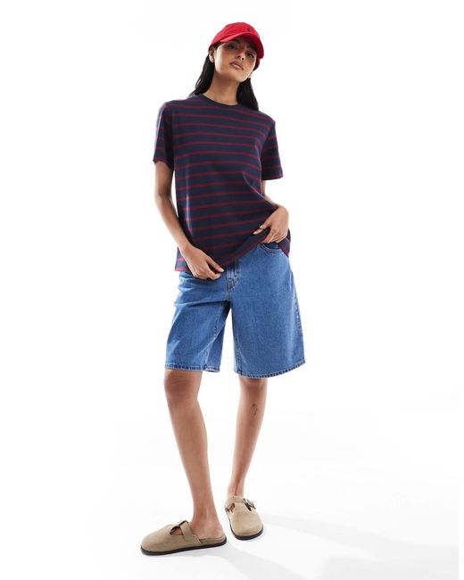 ASOS Blue – regulär geschnittenes hemd