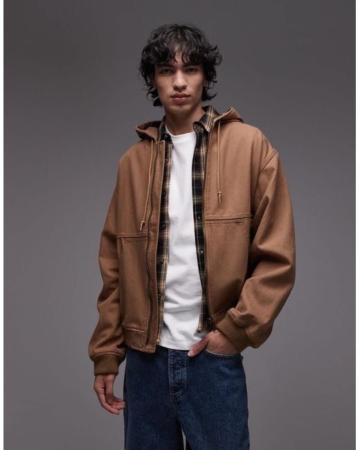 Gramicci Gray El Cap Hooded Worker Jacket for men