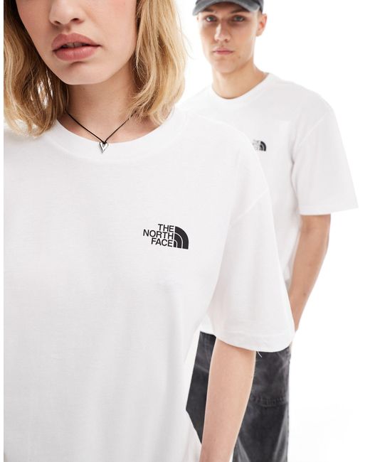The North Face White Mountain Sketch Backprint Oversized T-shirt