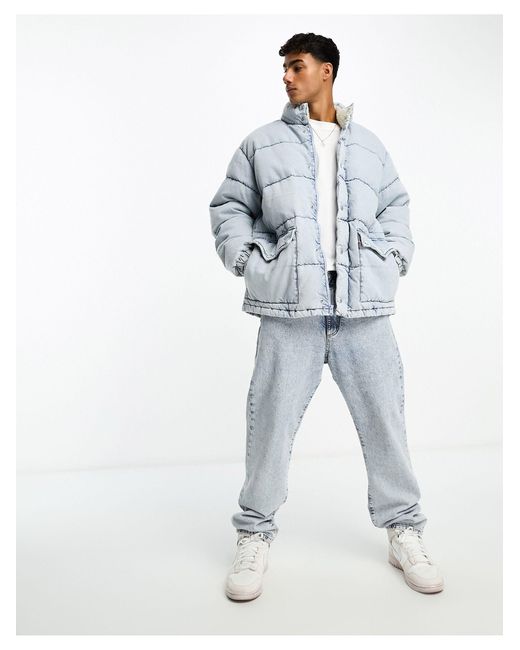Levis denim sales puffer jacket