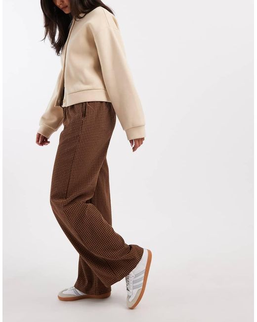 Daisy Street Brown Pull On Drawstring Trouser