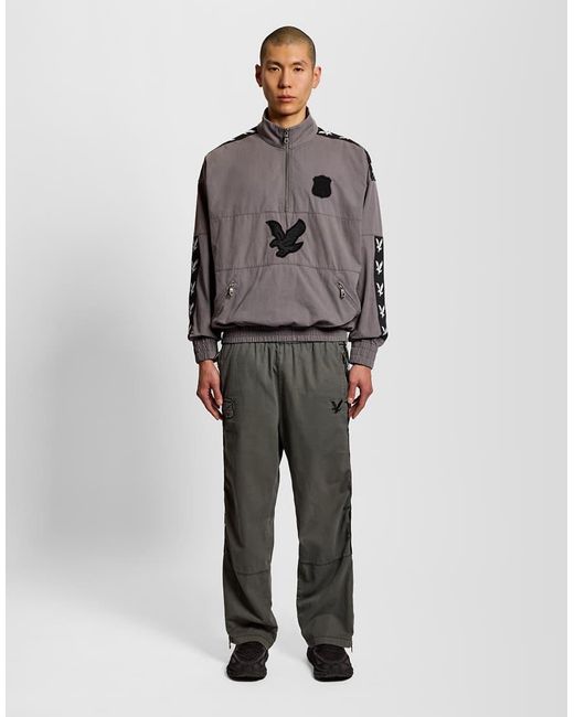 Lyle & Scott Gray Light Jackets Nowhere Fc Track Jacket for men